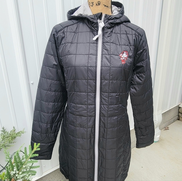Ohio State Vintage Cutter & Buck Rainier PrimaLoft® Womens Eco Insulated Sz. MED - Picture 7 of 9